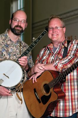 Fiddlin' Around
Joe Zajac (left) and David Dunn (right) performed together for the first time since they were 18 years old at the Mattapoisett Congregational Churchs Bluegrass Concert on May 8, 2010. Photo by Felix Perez. May 13, 2010 edition

