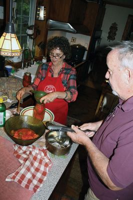 The Can-Do Couple 
Marion and Bob Faelten have been canning together for 50 years, ‘preserving’ the good life and enjoying every step of the twelve-month tango they dance from early spring when they sow their seeds to fall when they enjoy their homemade jellies, pickles, canned tomatoes, and homemade liqueurs. Photos by Jean Perry
