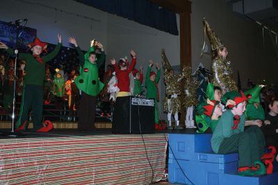 Sparkle and Shine
Center School’s first, second, and third graders treated their classmates and teachers to their annual holiday performance in the gymnasium on Monday, December 21. The students presented “Sparkle and Shine,” a musical celebrating the light at the top of the tree. Photos by Jean Perry
