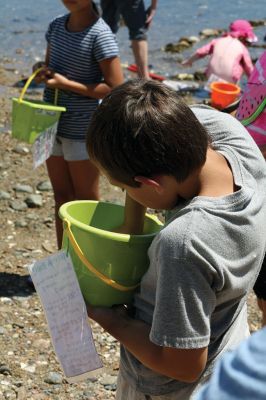 Shining Tides in Mattapoisett
Children explored the shore with Cassie Lawson and Becca Stroud from the Buzzards Bay Coalition on July 31 at Shining Tides in Mattapoisett, enjoying a scavenger hunt along with the exploration of sea animal habitats. Photos by Jean Perry
