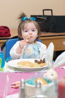 Easter Breakfast
The Rochester Senior Center was the place to be Sunday morning if you love a hearty breakfast…and the Easter Bunny. The Rochester Lions Club sponsored the breakfast with the Easter Bunny event on March 29, giving kids the chance to hang out with him and snap a few photos. Photos by Colin Veitch
