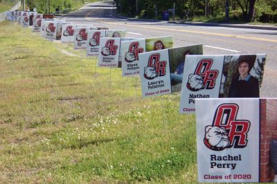 ORR Graduates
Ellie Higgins shared photos of the graduate display along Route 6 outside Old Rochester Regional High School.
