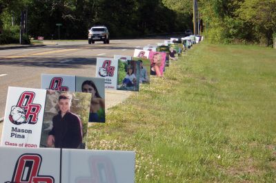 ORR Graduates
Ellie Higgins shared photos of the graduate display along Route 6 outside Old Rochester Regional High School.
