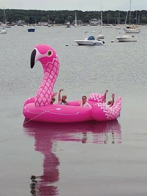 Molly's Cove Flamingo
John Welling shared this picture of a giant pink flamingo that recently invaded Molly's Cove in Mattapoisett.
