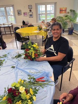 Flower Time
Flower time at the Marion Council on Aging. Photo by Wendy Bidstrup
