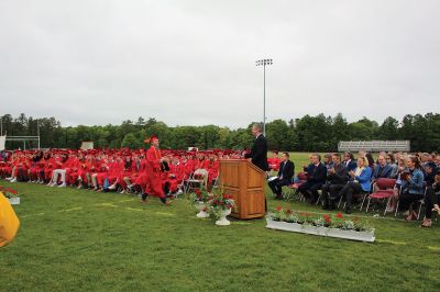 Tri-Town Graduation
The Tri-Towns saw high school graduations on the first three days of June, but Saturday’s blustery weather at Old Rochester was nothing like the sun-scorched conditions at Old Colony on Thursday and at Tabor Academy on Friday. Photos by Mick Colageo
