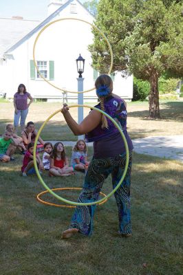 Hula Hooping
On Saturday, July 23, kids at the Plumb Library in Rochester tried a little hula hooping with Pinto Bella. The event is part of the library’s summer reading theme of health and wellness. Photos by Colin Veitch
