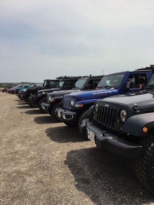 Jeeps and Peeps
Ned’s Point Park was full to overflowing on August 7 when 75 Jeeps arrived for the fifth annual Jeeps and Peeps for Hope Rally. The brainchild of Laurie Nunes, a two-time cancer survivor, said all proceeds from the meet and greet event will go to the American Cancer Society. Photos by Marilou Newell
