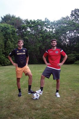 Soccer Brothers
Patrick, left, and Matthew Leal are 19-year-old, twin brothers in Europe playing professional soccer for teams based in Italy and Portugal. Photo by Mick Colageo / Action photos and with Emelio Williams courtesy of Leal Family
