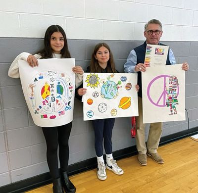 Lions International Peace Poster Contest
Mia Balestracci, a 6th grade student at Old Hammondtown School has taken the first step to becoming an internationally recognized artist by winning a local competition sponsored by the Mattapoisett Lions Club. 
