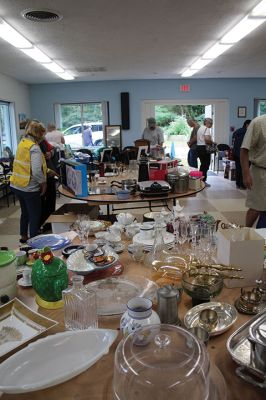 Yard Sale
A wide variety of indoor and outdoor goods were purchased during the yard sale held Saturday at the Cushing Community Center in Marion. Photos by Mick Colageo
