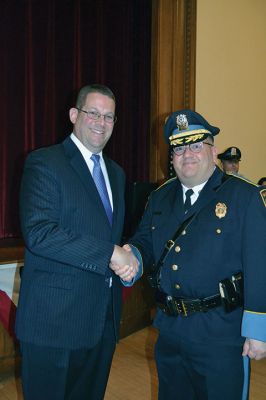Chief John Garcia
Meet Marion’s tenth police chief, Chief John Garcia, who was sworn-in on December 28 at the Marion Music Hall. Photo by Jean Perry

