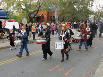 Halloween Parade
The Marion sixth grade drummers kicked off the start of another Halloween Parade on Front Street on October 31, 2011. Photo by Shawn Sweet.
