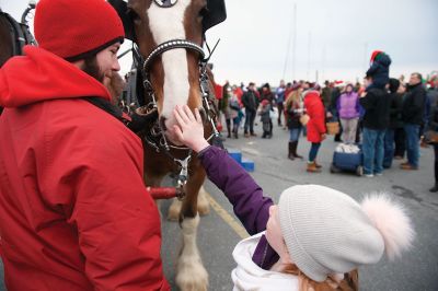Marion Christmas Stroll
Sunday, December 11, was the annual Marion Christmas Stroll when Santa greets the crowd at Town Wharf before mounting his horse-drawn carriage for a ride through Marion village.

