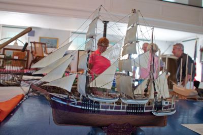 Mattapoisett Historical Museum
Part of the new exhibit at the Mattapoisett Historical Museum focuses on the importance of the ship builders to the town.  The museum has several model ships designed after famous vessels constructed at the local shipyards.  
