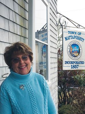 Melody Pacheco
Melody Pacheco is retiring after an illustrious career at the Mattapoisett Town Hall. Photo by Marilou Newell
