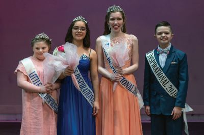2019 Miss Inspirational
Behold, the winners of the 2019 Miss Inspirational, held on May 12 at ORR: Little Miss Inspirational, Lily Ouimette, 11, Foxboro; Teen Miss Inspirational, Nicole Gendreau, 15, New Bedford; Miss Inspirational 2019, Audrey McDonnell, 22, Mansfield; Little Mr. Inspirational, Isaiah Benoit, 12, Fairhaven. Photos by K. Garcia

