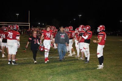 The rain held off on Friday night at Old Rochester Regional High School long enough for the Bulldogs to stun visiting Somerset Berkley in ORR’s Homecoming Game. Photos by Mick Colageo
