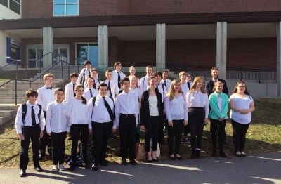 ORRJHS Jazz Band
The ORRJHS Jazz Band attended the Clark Terry Jazz Festival at UNH on Saturday, March 12. They were given an excellence award and were complemented by the judge who instructed them on their musical talent and ability during their workshop after their performance.
