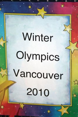 Olympic Spirit
Students from the Enrichment class at ORRJHS put together a display on the 2010 Vancouver Winter Olympics, which started this past weekend. Students took the opportunity to learn more about the different participating nations, and the local competitors who are taking part in the orld event. Photo by Anne OBrien-Kakley.
