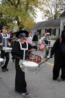 Halloween Parade
The streets of Marion were flooded with Halloween Parade participants and attendees, as members of the Sippican Elementary School Band helped the “witches” of the Marion Art Center lead a procession that began at the Music Hall and went down Front Street, up Main Street past the Elizabeth Taber statue and onto Spring Street, where children were met at Town House by staff members handing out candy for the kids. Photos by Mick Colageo
