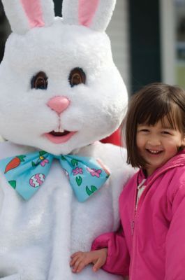 Egg Hunt!
Emily Daniels poses with the Easter Bunny during the Plumb Corner Mall's Easter egg hunt in Rochester on Saturday April 16, 2011. Photo by Felix Perez.
