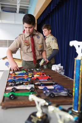Pinewood Derby
Rochester Cub Scouts Pack 30 held its annual Pinewood Derby on January 21 at RMS. Photos by Colin Veitch
