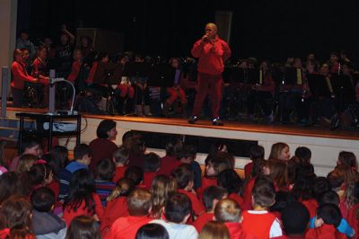 National Wear Red Day
February 7 was National Wear Red Day, and the students at the Sippican School assembled for their monthly all-school meeting decked out in red in support of the American Heart Association’s “Go Red for Women” raising awareness of the threat of heart disease for women. Sippican students raised a whopping $1,025 for the American Heart Association. Photo by Jean Perry
