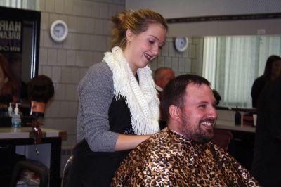 No-Shave November
Cosmetology students at Old Colony gave five Rochester Police officers a shave and a haircut on November 30, marking the end of No-Shave November. The officers raised over $1,500 letting their facial hair grow out, a no-no for the rest of the year for the officers. The funds will benefit Home Base, a charity that serves soldiers returning from combat with PTSD. Photos by Jean Perry
