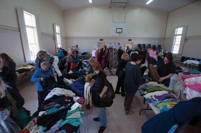 Mattapoisett Congregational Church Rummage Sale
The Mattapoisett Congregational Church held its annual rummage sale on Saturday, April 25. The money raised will go to charity. Photos by Felix Perez
