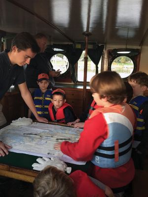  SSV Tabor Boy
On Wednesday, October 19, Tabor Academy's Class of 2017 was gracious enough to give Marion Cub Scouts Pack 32 Class of 2028 a tour of the SSV Tabor Boy. This was an amazing opportunity for the boys to learn about this 102-year-old vessel as well as water safety and gain some knowledge about sailing.
