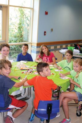 Mattapoisett Recreation Seahorse Summer Explorers
The kids at the Mattapoisett Recreation Seahorse Summer Explorers Camp spent an entire week working on projects to give back to the community, including a charity lemonade stand, birthday party packages, and making cards for soldiers and sick children. Photos by Jean Perry
