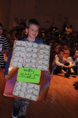 Vocabulary Day
Sippican School on April 16 celebrated its annual Vocabulary Day, with students dressed as their chosen vocabulary word and presenting its definition before the entire school at the all school meeting that afternoon. Photos by Jean Perry
