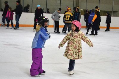 Family Skating Days 
Tabor Academy hosts Family Skating days throughout the winter with many dates yet to come. Photos by Jean Perry
