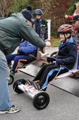 Soapbox Derby
Members of Marion Cub Scout Pack 32 participated in a soapbox derby this Saturday, November 18 on Holmes Street in Marion. Photos by Sarah French Storer
