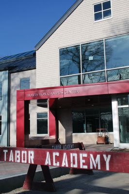 Travis Roy Student Center
Tabor Academy will unveil the new Travis Roy Student Center with an open-house event on Tuesday morning, March 21. Photo by Mick Colageo
