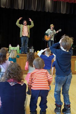 Toe Jam Puppet Band
The Toe Jam Puppet Band was back in Tri-Town on March 21 for a performance at the Marion Music Hall, sponsored by the Elizabeth Taber Library. The performance was free and the fun was evident in the faces of the band’s biggest fans. Photos by Colin Veitch
