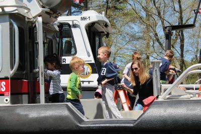 Touch-A-Truck 
Marion Recreation held its 8th annual Touch-A-Truck event at Washburn Park on May 11. The turnout exceeded past Kids Equipment Fun Day events in Marion, especially last year’s, which was repeatedly postponed and then canceled altogether. The weather was sublime this year, drawing hundreds to the park for some fun and free food courtesy of the Recreation Department. Photos by Jean Perry
