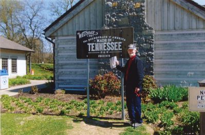 Tennessee
Here’s George “Rick” Hall holding The Wanderer while on a trip to Tennessee.
