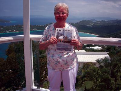 Megan's Bay
Mattapoisett resident and The Wanderer copyeditor Eletha Yeaton is a Wandering Wanderer at St. Thomas overlooking Megan's Bay and the botanical gardens. It was peace, fun and sunshine for Ms. Yeaton, who had a great time on her 10-day cruise. Photo courtesy of Lee Yeaton.
