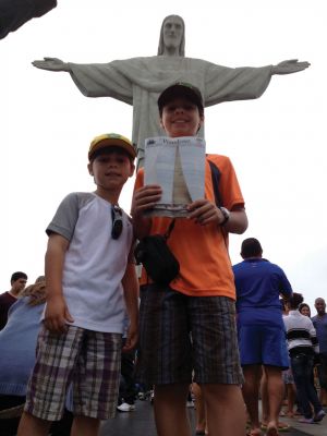 Rio de Janeiro
Lucas & David Costa at “Cristo Redentor”. Christ the Redeemer in Rio de Janeiro, Brazil
