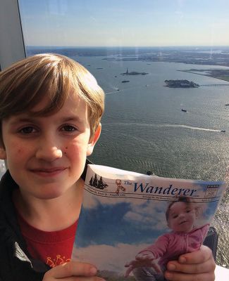 Statue of Liberty
Wyatt Cantwell at One World Observatory overlooking the Statue of Liberty during April vacation 2017.
