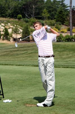 Junior Golf Pro
Local golfer Brandon Oldham will be competing in the American Junior Golf Associations (AJGA) Fidelity Investments Junior Classic Tournament to be held at The Bay Club in Mattapoisett on July 21-24. Brandon was a member of last years undefeated ORR Golf Team. (Photo by Kenneth J. Souza).
