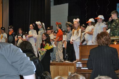 Purr-Fect!
Eighty fourth grade students at Rochester's Memorial School staged two rousing performances of the Disney classic 'The Aristocats' on Thursday, January 29 at the school. (Photo by Sarah K. Taylor).
