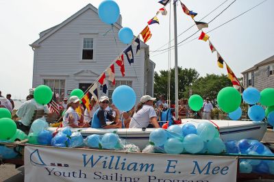 Mattapoisett Sesquicentennial Parade
Mattapoisett's 150th Celebration Parade was held on Saturday, August 4, kicking off a week filled with various events commemorating the sesquicentennial of the town's incorporation. (Photo by Kenneth J. Souza).

