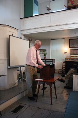 Cool Chat
The Mattapoisett Historical Society presented a program on the history of Ice Harvesting on Sunday, February 10. (Photo by Robert Chiarito).


