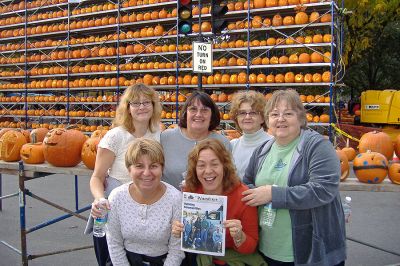 Pumpkin Bunch
Mattapoisett Town Hall employees pose with a copy of The Wanderer during a trip to the Annual Pumpkin Festival in Keene, New Hampshire on October 20. (11/08/07 issue)


