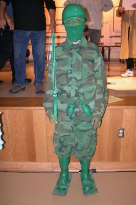 Mattapoisett Halloween '06
Jack Thomas took top prize in the junior/senior high school category for his toy soldier in the 2006 Mattapoisett Halloween Parade. (Photo by Kenneth J. Souza).
