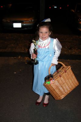 Rochester Halloween Party
Elise Mello won second place in the "Preschool/Kindergarten" category in Rochester's annual Halloween Party Costume Contest held on Monday, October 29, 2007. (Photo by Deborah Silva).
