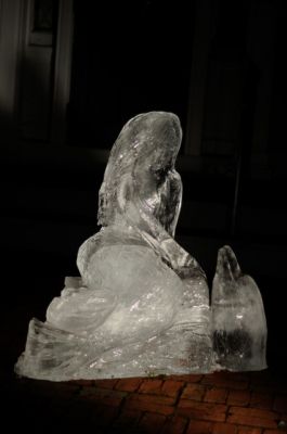 Marion Ice Sculpture
Marion ice sculptor Timothy Wade made this sculpture in Bicentennial Park as a part of a Marion holiday weekend that saw the Sippican Woman's Club House Tour and the Holiday Stroll. Photo by Felix Perez.
